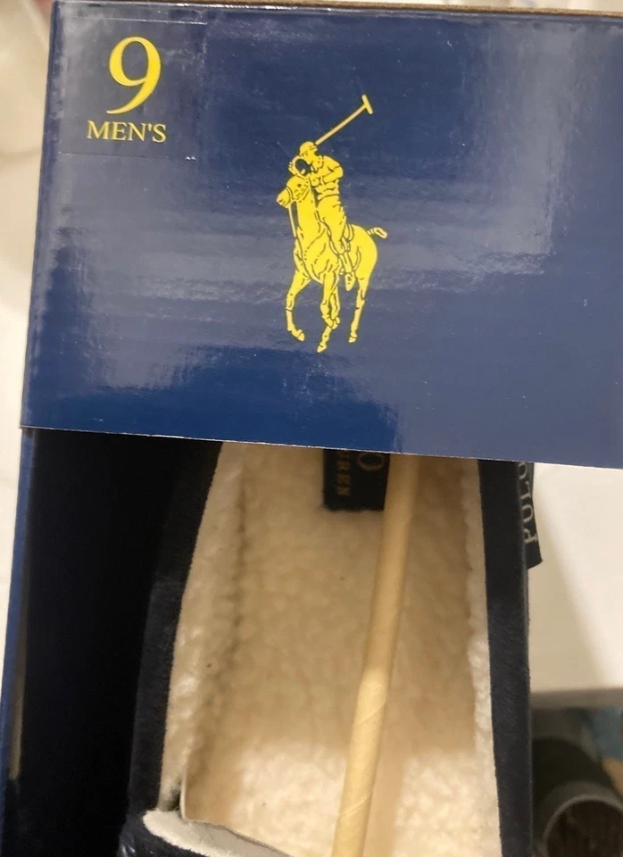 Men's Dezi V Bear Moccasin Slippers by Polo Ralph Lauren (Rare) - Image 3 of 4