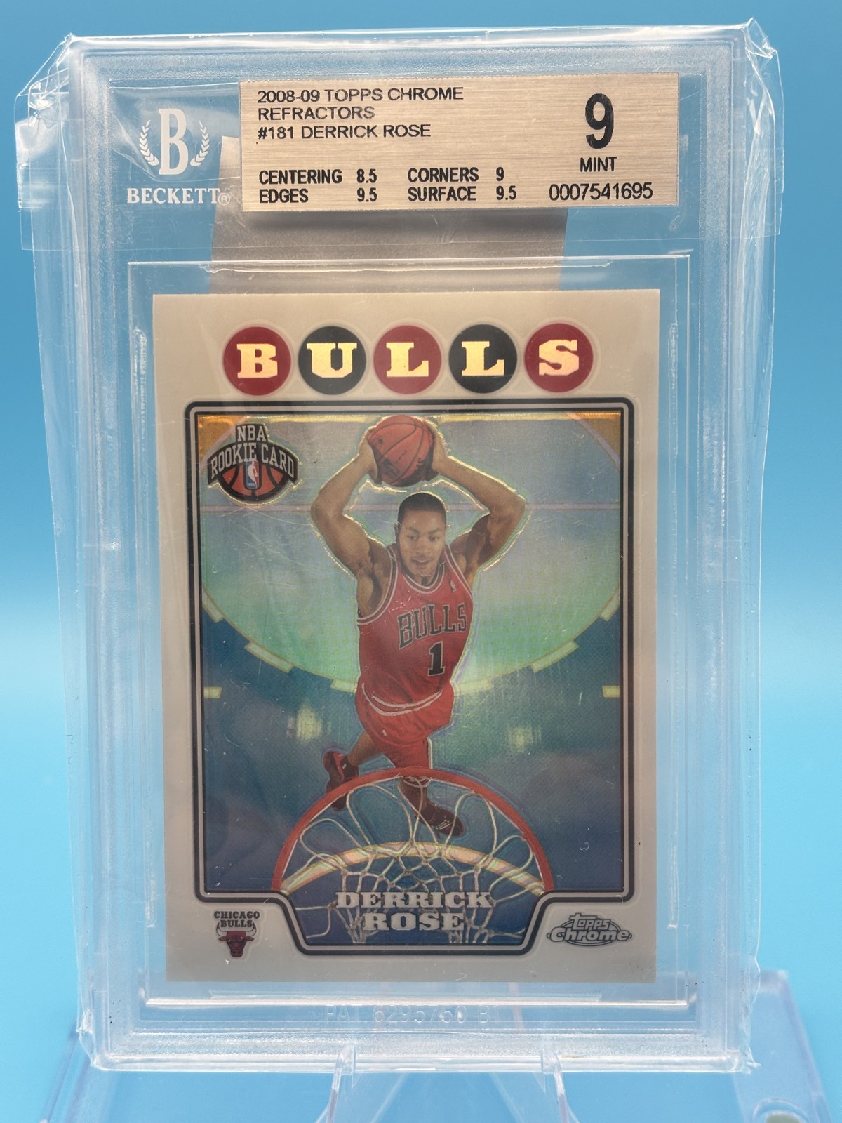 2008-09 Topps Chrome - Derrick Rose #181 Refractor (RC)