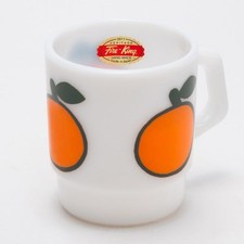 Fire-King Stacking Mug Super Fruit Orange 3.43in 7.3oz 2015 Japan