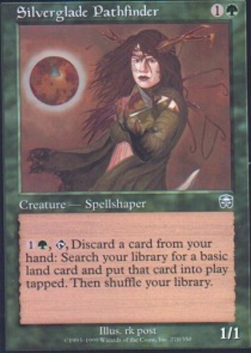Mercadian Masques Silverglade Pathfinder - Foil x1 Moderate Play, English Magic