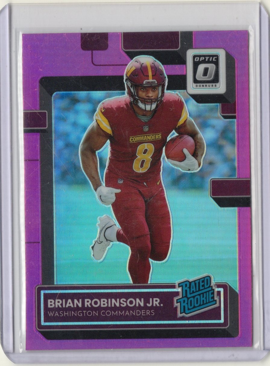 2022 Panini Donruss Optic - Rated Rookie Brian Robinson Jr. #227 Pink Prizm (RC)