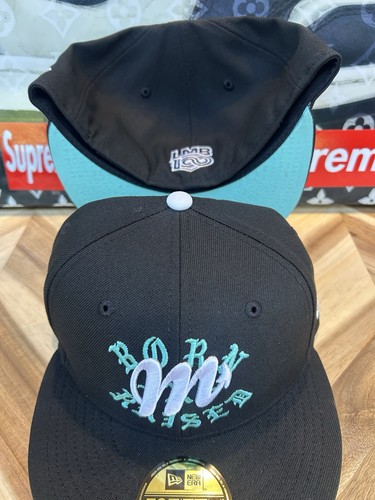 Authentic Born X Raised New Era Mexico Diablos Rojos On Filed Fitted 7 1/4 Rare - Bild 3 von 7