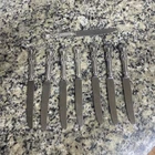 Lot of 8 Reed and Barton Mirrorstele Butter Knives Sterling Silver Handle