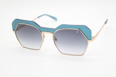 NEW CHAMPION LOLO C02 BLUE GOLD AUTHENTIC SUNGLASSES 55-19