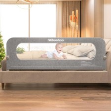 Bed Rail for Toddlers   71 Inch Extra Long Foldable Toddler Bed Rail Guard