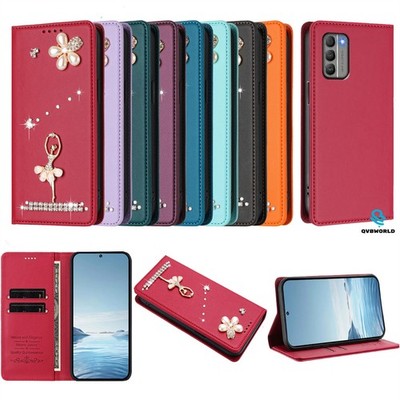 Diamond Ballet Girl Wallet Case Handyhülle für Nokia G400 C300 G42 G22 C12 C30