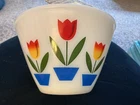 Bowl Ovenware Fire King Anchor Hocking Vintage Tulip Nesting Mixing 4.5”x6.75"
