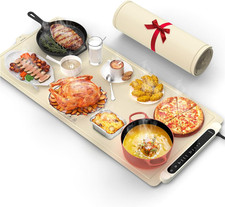 Warming Mat for Food Extra Large: 36"X16" Adjustable Silicone Food Warming Mat H