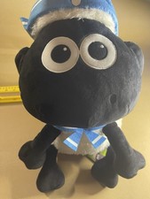 Shaun The Sheep Large Plush NWT With Blue Outfit Rare Very Clean From Japan