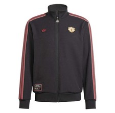 New Adidas Manchester United Terrace Icon Track Top Jacket Men  s Sz Small JF0358