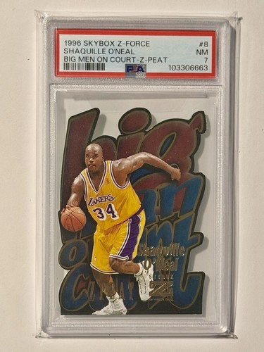 Shaquille O'Neal [Z-Peat] #8 1996 Skybox Z Force Big Men on Court card