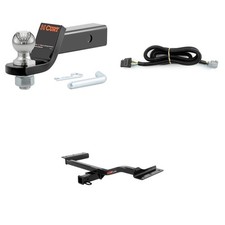 Curt Class 3 Tow Package Trailer Hitch Wiring Ball Mount - 13143 56083 45836