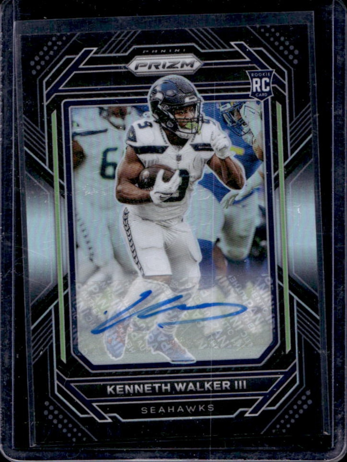 2022 Chronicles Kenneth Walker III Prizm Black Signatures RC Auto #PB-19