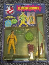 The Real Ghostbusters Louis Tully Slimed Heroes 1986  MOC Package Wear bili