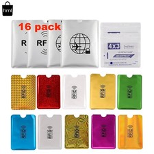 RFID Blocking Sleeves Credit Card Protector Holders Theft Protection Passport