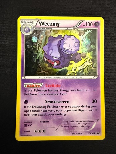 Weezing XY163 Holo Promo XY Promo Pokemon Lightly Played
