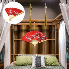 Folding Fan Wall Hanging Large Decorative Fan for Modern Wall Decor