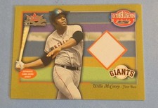 2002 Fleer Fall Classic Willie McCovey October Legends Game Used Jersey Giants 