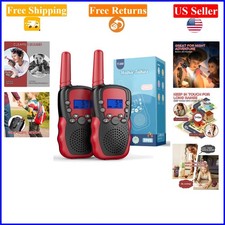 Kids Walkie Talkies 22 Channels Long Distance Outdoor Toys for Ages 4-8 in Re...