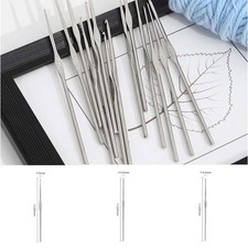 Pizzo fine uncinetto ago blocco metallo uncinetto maglia fai da te 10 pezzi maglione ago