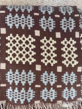 Vinage 1960's Welsh Tapestry blanket, Caernarfon pattern