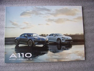 Alpine A110 (Pure, Légende, S) Prospekt / Brochure, D, 5.2020