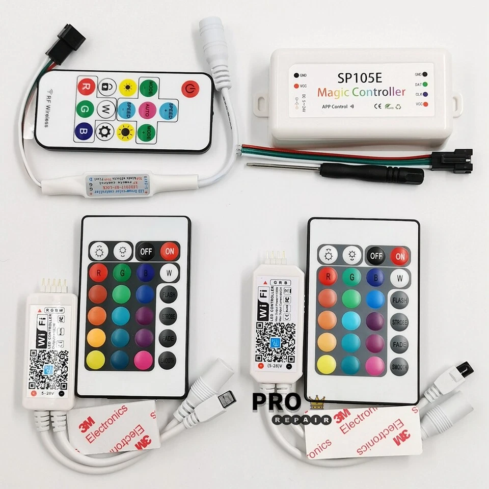 SP103E SP105E RGB WiFi Remote Controller For LED Strip 5050 WS2811 WS2812B - Image 2 of 4