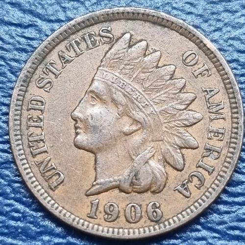 1906 Indian Head Cent 1c Better Grade XF #72839