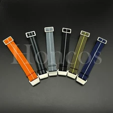 20 22 MM Parachute Elastic Nylon Replacement Strap Band Watch Quick Release Pins