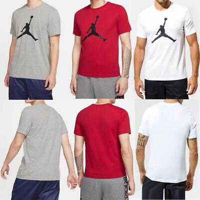 Nike Jordan Air Jumpman T-Shirt Kurzarm Crew Sport Freizeit Herren Tee