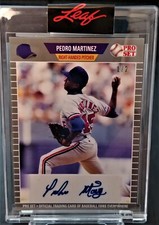 PEDRO MARTINEZ-2021 Leaf Pro Set (#1/2) AUTO/AUTOGRAPH-GEM? 1/1 Type