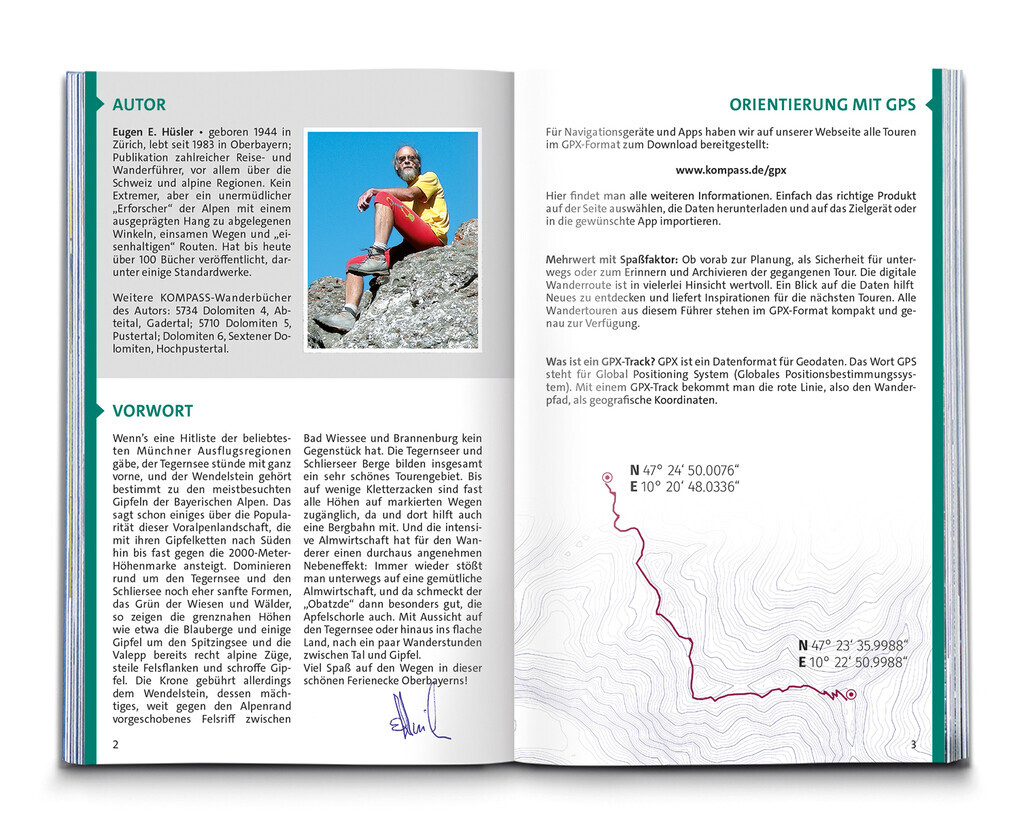 Thumbnail - Kompass Wanderführer Tegernsee, Schliersee, 55 Touren Mit