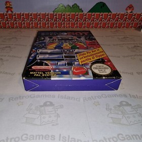 PIN-BOT  NINTENDO NES 8 BIT PAL A VERSIONE MATTEL ITA  CIB PINBOT ITALIANO
