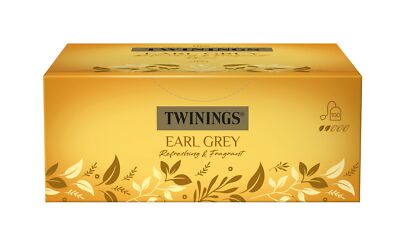 Twinings Earl Grey - Schwarzer Tee im Teebeutel verfeinert mit Bergamotte-Aro...