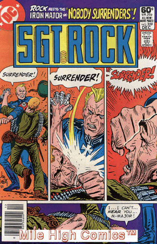 SGT. ROCK (OUR ARMY AT WAR #1-301) (1977 Series) #359 NEWSSTAND Near Mint Comics - Picture 1 of 1