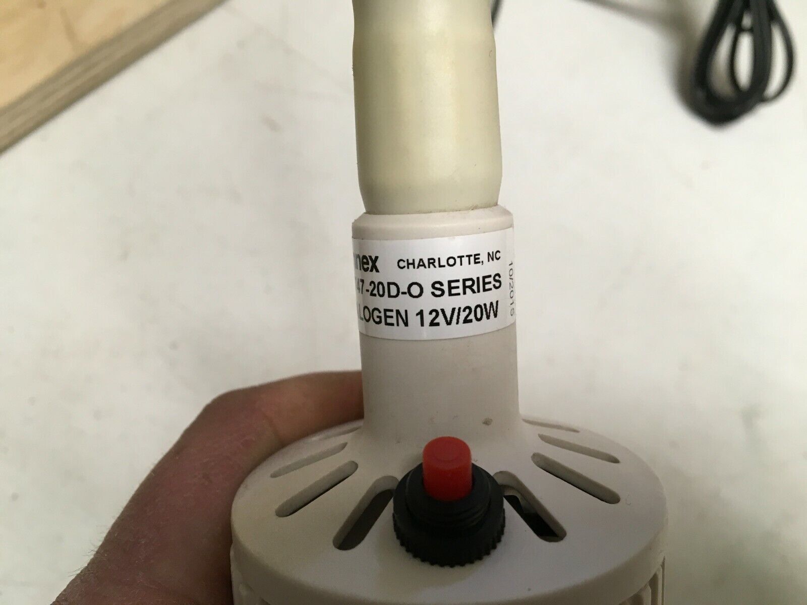 Sunnex Series 700 Halogen Gooseneck Lamp HS747-20D-O 12V/20W