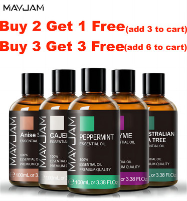 MAYJAM 100 mL Essential Oils 100% Pure & Natural Therapeutic Grade Aromatherapy