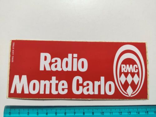 Klebstoff Radio Monte Carlo RMC Sticker Autocollant Vintage 80s Kleber Org - Bild 1 von 1
