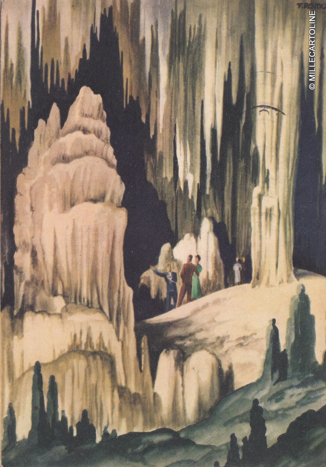 # GROTTA DI CASTELCIVITA - dis. F. ROMOS 1951