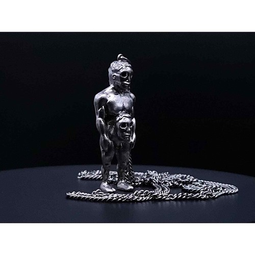 Bjarne Melgaard + Bjørg 'Son of a Dad' Designer Pendant Necklace Sterling Silver - Picture 2 of 10