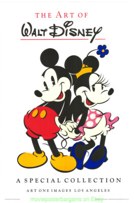 MICKEY MOUSE & MINNIE MOUSE Print 23x35 Inch Poster Art One Images