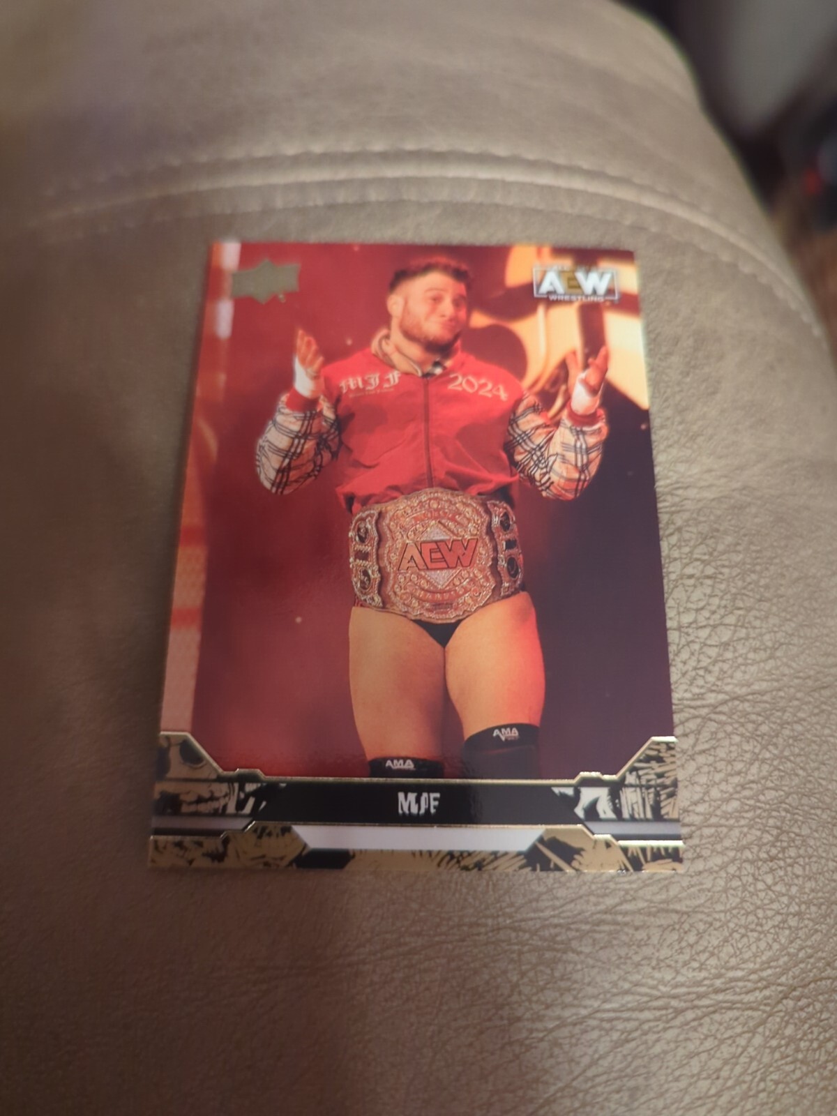 #8 MJF 2023 Upper Deck AEW Wrestling GOLD