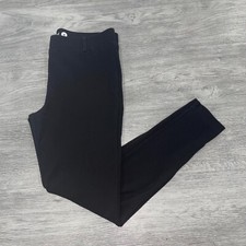 Betabrand Womens Medium Classic Skinny Leg Dress Pant Yoga Black Pull On Stretch