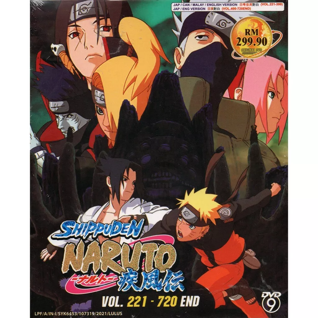 Blu-ray Naruto Clássico - Série completa com dublagem.