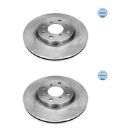 2X Meyle 33-15 521 0004 Bremsscheibe Vorne FüR Opel Agila (B) Suzuki Swift Iii