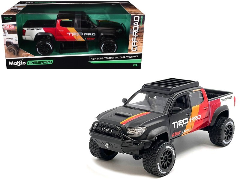 Maisto 1:24 Toyota Tacoma TRD Off Road Pro Matte Black Diecast Model