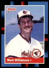 1988 Donruss - Mark Williamson #418 (RC) Baltimore Orioles Rookie Baseball Card