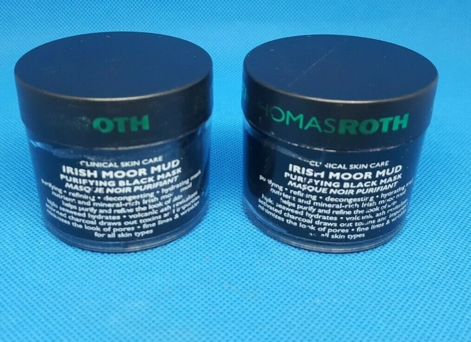 Peter Thomas Roth Irish Moor Black Mud Purifying Mask 1.7oz (LOT OF 2) NO Seal  - Image 2 of 4