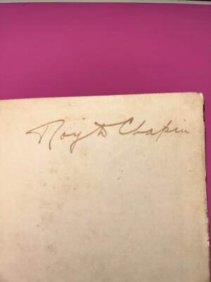 History for sale, Roy D Chaplin signeda book of Inward Ho! by Christopher Morley