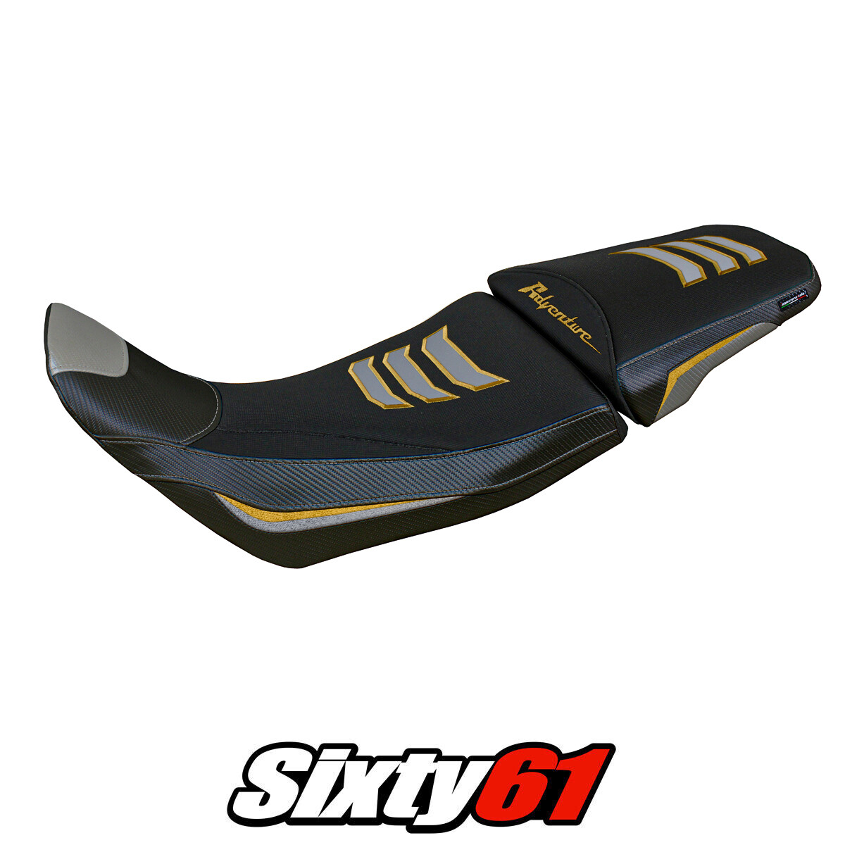 Honda Africa Twin 1100 ADV Sport 2020-2025 Seat Cover Tappezzeria Grey Gold SE